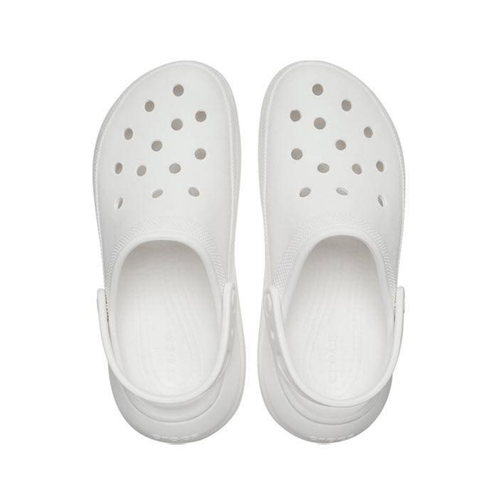 크록스 클래식 크러쉬 클로그 화이트 207521-100 키높이 여성샌들