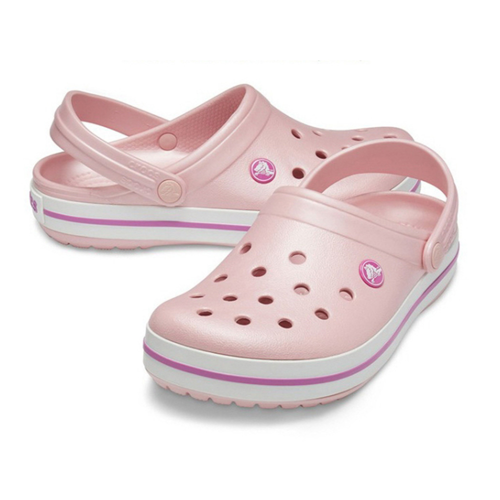 [CROCS] 크록스 크록밴드 클로그 슬 샌들 펄핑크 11016-6MB