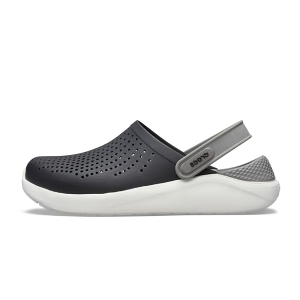 [CROCS] 크록스 라이트라이드 클로그 남녀공용샌들 블랙.스모크 204592-05M